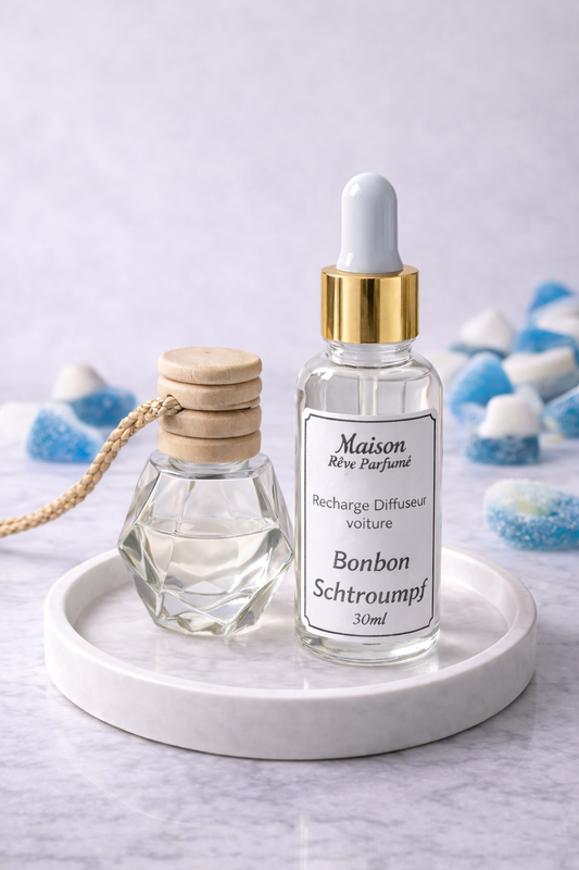 Diffuseur voiture Bonbon Schtroumpf