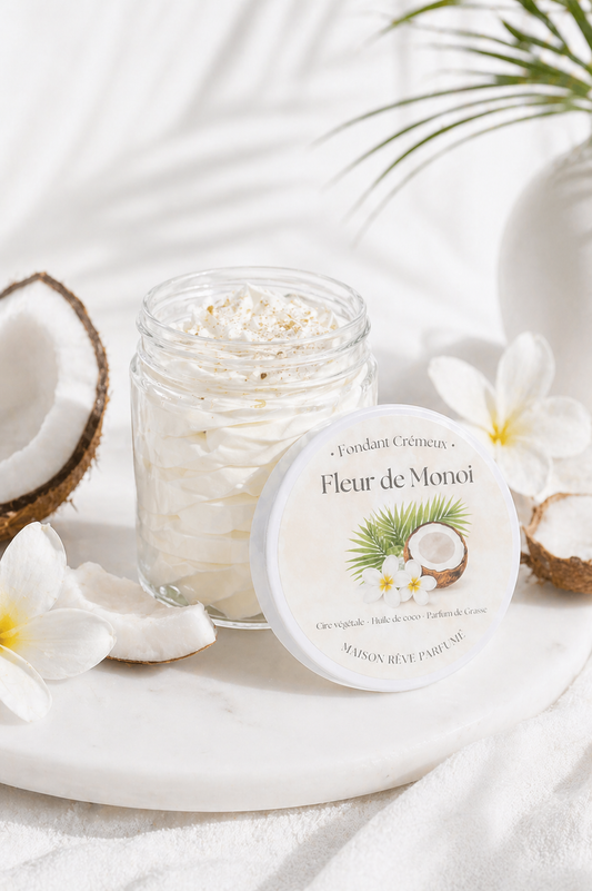 Fondant crémeux Fleur de Monoi